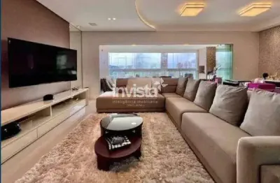 Apartamento mobiliado com 3 suítes e varanda gourmet no gonzaga