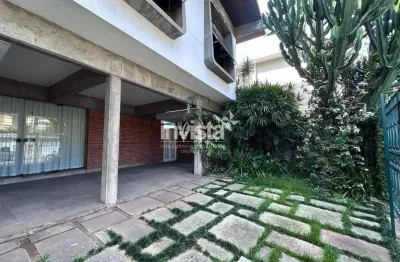 Casa com 4 quartos à venda no Ponta da Praia, Santos 