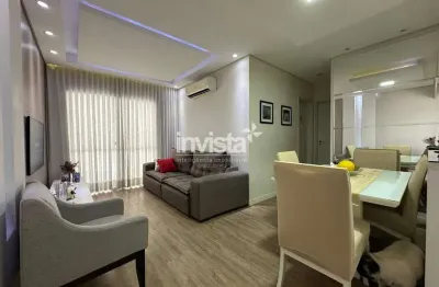 Apartamento com 2 quartos à venda no Macuco, Santos 