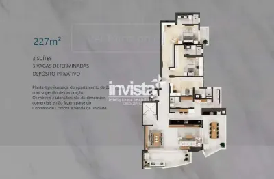 Apartamento com 3 quartos à venda no Ponta da Praia, Santos 