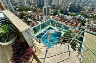 Cobertura com 4 quartos à venda no Embaré, Santos 