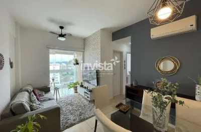 Apartamento com 2 quartos à venda no Estuário, Santos 