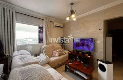 Apartamento com 2 quartos à venda no Estuário, Santos 