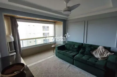Apartamento mobiliado para locação no gonzaga em santos!
