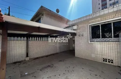 Casa com 2 quartos para alugar no Boqueirão, Santos 