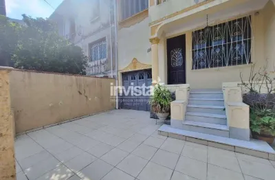 Casa com 4 quartos à venda na Vila Mathias, Santos 