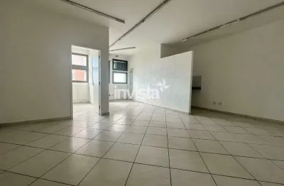 Sala comercial para alugar na Vila Mathias, Santos 