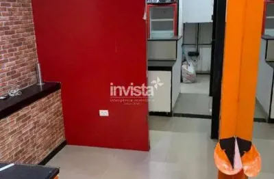 Ponto comercial para alugar no Gonzaga, Santos 