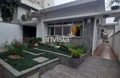 Locação - casa no embaré, 4 quartos, mobiliada e equipada