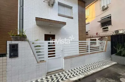 Casa com 3 quartos à venda no Embaré, Santos 