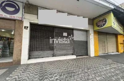 Ponto comercial para alugar na Vila Mathias, Santos 