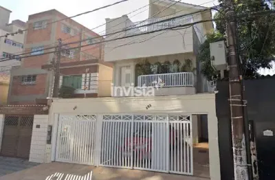 Excelente casa sobreposta alta duplex para alugar no bairro da aparecida em santos