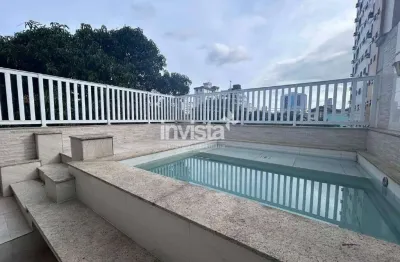 Excelente casa sobreposta alta duplex para alugar no bairro da aparecida em santos