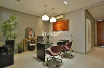 Sobrado para alugar residencial ou comercial ou ambas com divisão e 275m² no bairro do embaré em santos