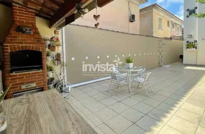 Casa com 3 quartos à venda no Macuco, Santos 