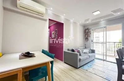 Apartamento com 2 quartos à venda no Marapé, Santos 
