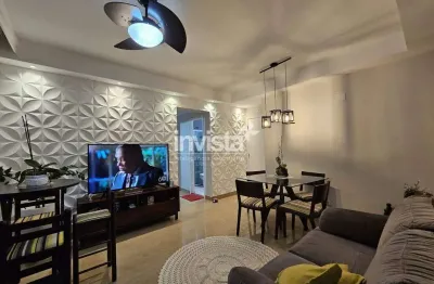 Apartamento com 2 quartos à venda no José Menino, Santos 