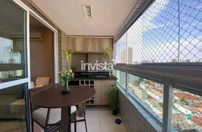 Apartamento com 2 quartos à venda no Campo Grande, Santos 