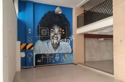 Locação de terreo e mezanino em prédio comercial no centro de santos