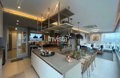 Apartamento com 3 quartos para alugar no Boqueirão, Santos 