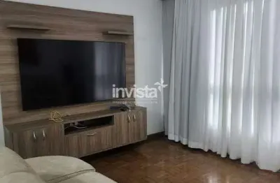Apartamento com 2 quartos para alugar no Boqueirão, Santos 