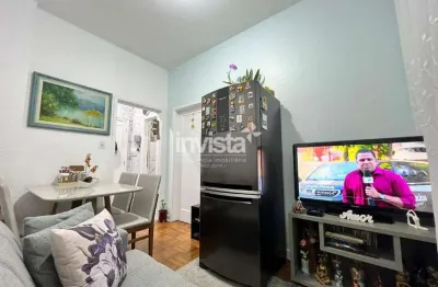 Apartamento com 1 quarto à venda no Embaré, Santos 