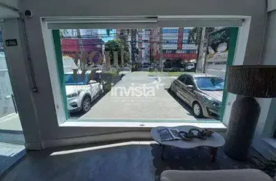 Ponto comercial para alugar no Gonzaga, Santos 