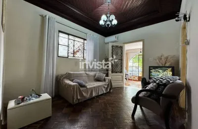 Casa com 4 quartos à venda no Embaré, Santos 