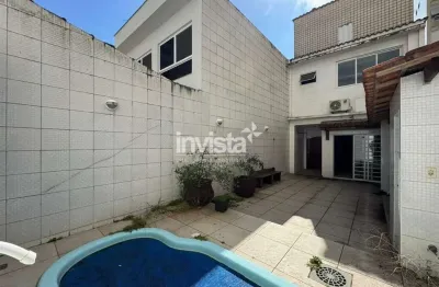 Casa com 3 quartos à venda no Embaré, Santos 