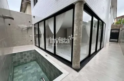 Casa com 3 quartos à venda no Marapé, Santos 