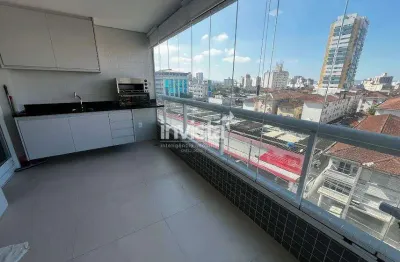 Apartamento com 1 quarto para alugar no Boqueirão, Santos 