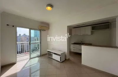 Apartamento com 1 quarto para alugar no Ponta da Praia, Santos 