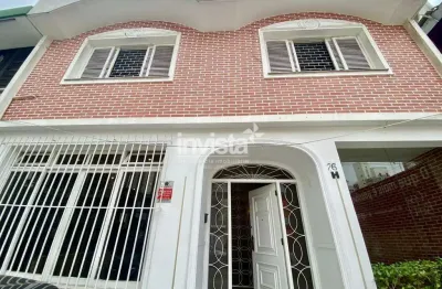 Casa com 4 quartos para alugar no Gonzaga, Santos 