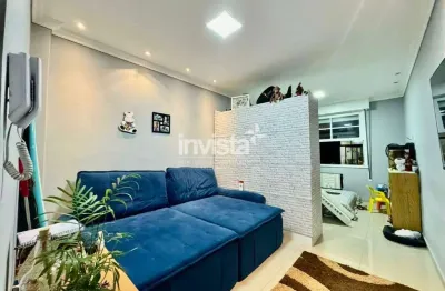 Apartamento com 1 quarto à venda no Boqueirão, Santos 