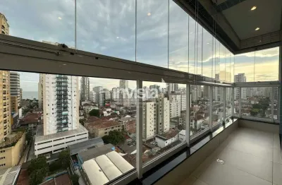 Apartamento com 3 quartos para alugar no Embaré, Santos 