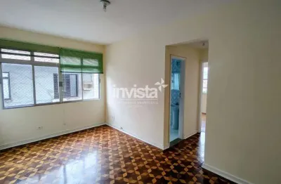 Apartamento com 2 quartos para alugar no Embaré, Santos 