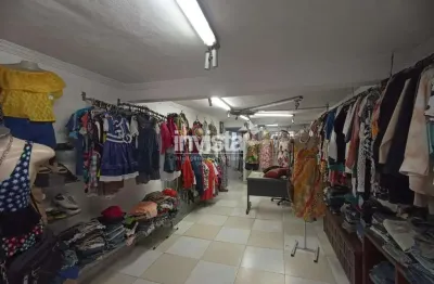 Loja para alugar em rua comercial no bairro do embaré em santos