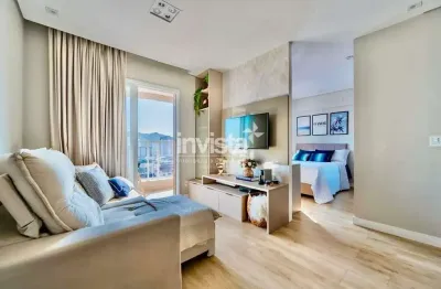Apartamento com 1 quarto à venda no Campo Grande, Santos 