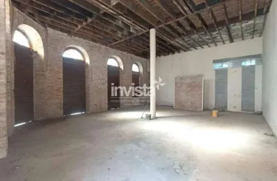 Ponto comercial / loja para alugar de esquina em avenida no centro de santos