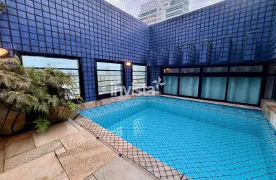 Cobertura com 2 quartos à venda no Ponta da Praia, Santos 