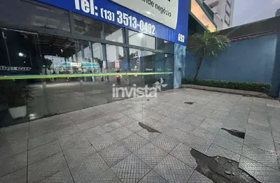 Ponto comercial para alugar no Boqueirão, Santos 