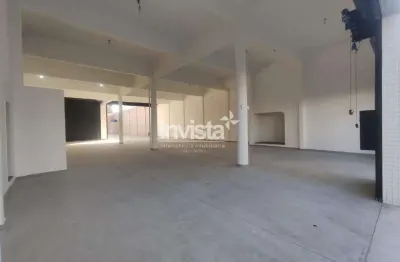 Ponto comercial para alugar na Vila Mathias, Santos 