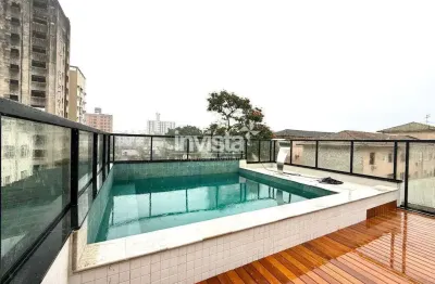 Sobreposta alta duplex nova no embaré – 206m² de sofisticação, conforto e lazer privativo.