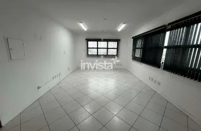 Sala comercial para alugar na Aparecida, Santos 