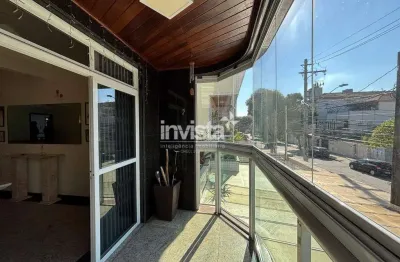 Casa com 4 quartos à venda no Embaré, Santos 