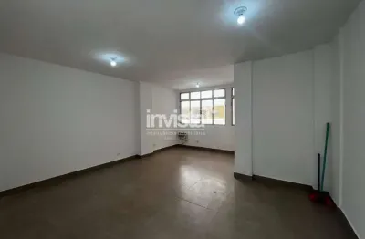 Sala comercial para alugar no Gonzaga, Santos 