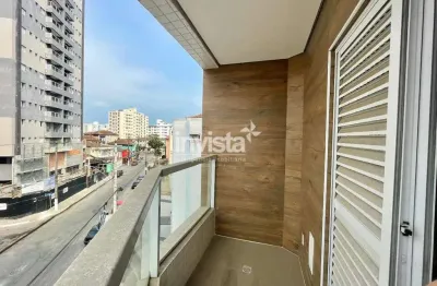 Apartamento com 2 quartos à venda no Macuco, Santos 