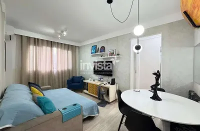 Apartamento com 1 quarto à venda no Marapé, Santos 