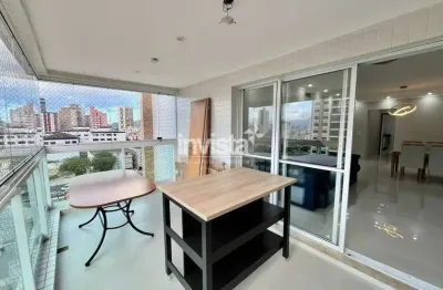 Apartamento com 3 quartos para alugar no Ponta da Praia, Santos 