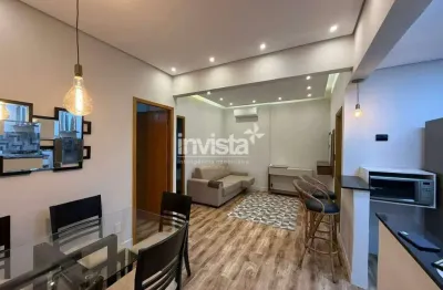 Apartamento com 2 quartos para alugar no José Menino, Santos 